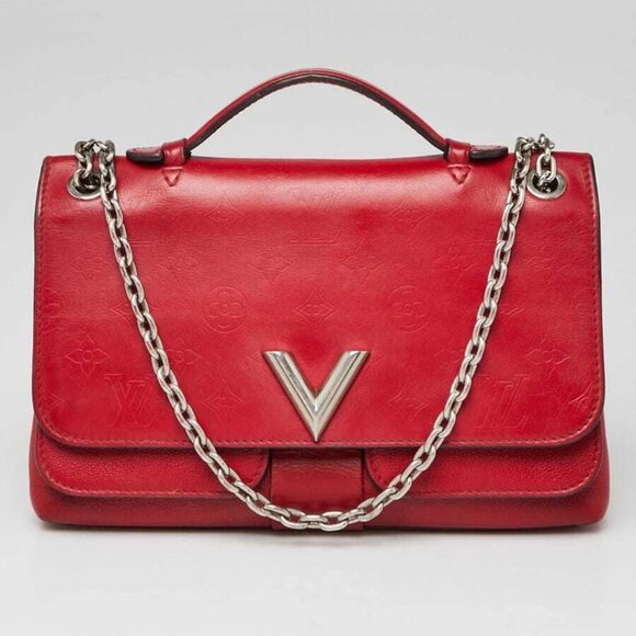 Louis Vuitton Rubis Monogram Leather Very Chain Bag - Picture 1 of 12